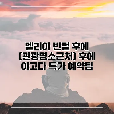 멜리아 빈펄 후에 (관광명소근처) 후에 아고다 특가 예약팁