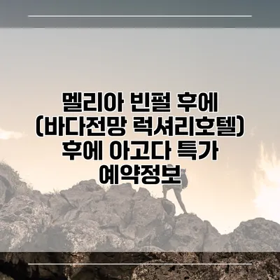 멜리아 빈펄 후에 (바다전망 럭셔리호텔) 후에 아고다 특가 예약정보
