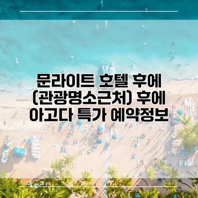 문라이트 호텔 후에 (관광명소근처) 후에 아고다 특가 예약정보