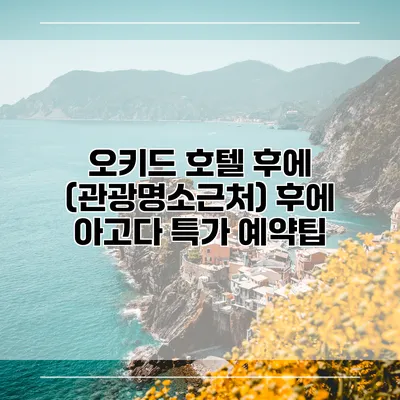오키드 호텔 후에 (관광명소근처) 후에 아고다 특가 예약팁