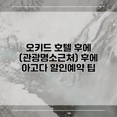 오키드 호텔 후에 (관광명소근처) 후에 아고다 할인예약 팁