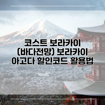 코스트 보라카이 (바다전망) 보라카이 아고다 할인코드 활용법